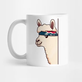 Sneaky japanese Alpaca so cute Mug